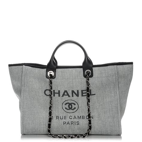 chanel deauville bag leather|chanel canvas large deauville tote.